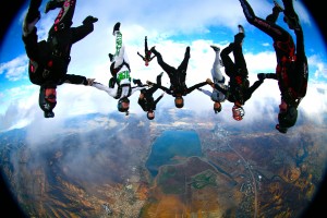 Mel - Head Down Skydiving Group Pic