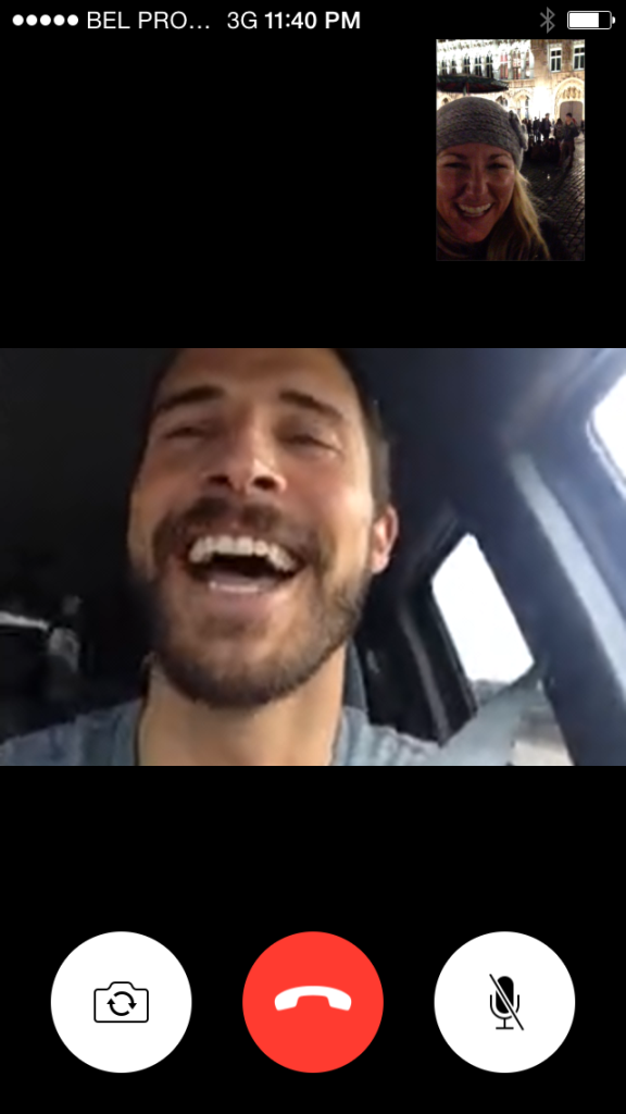 Leads to FaceTime with your best pals! Yeah, Coach!!!! :D