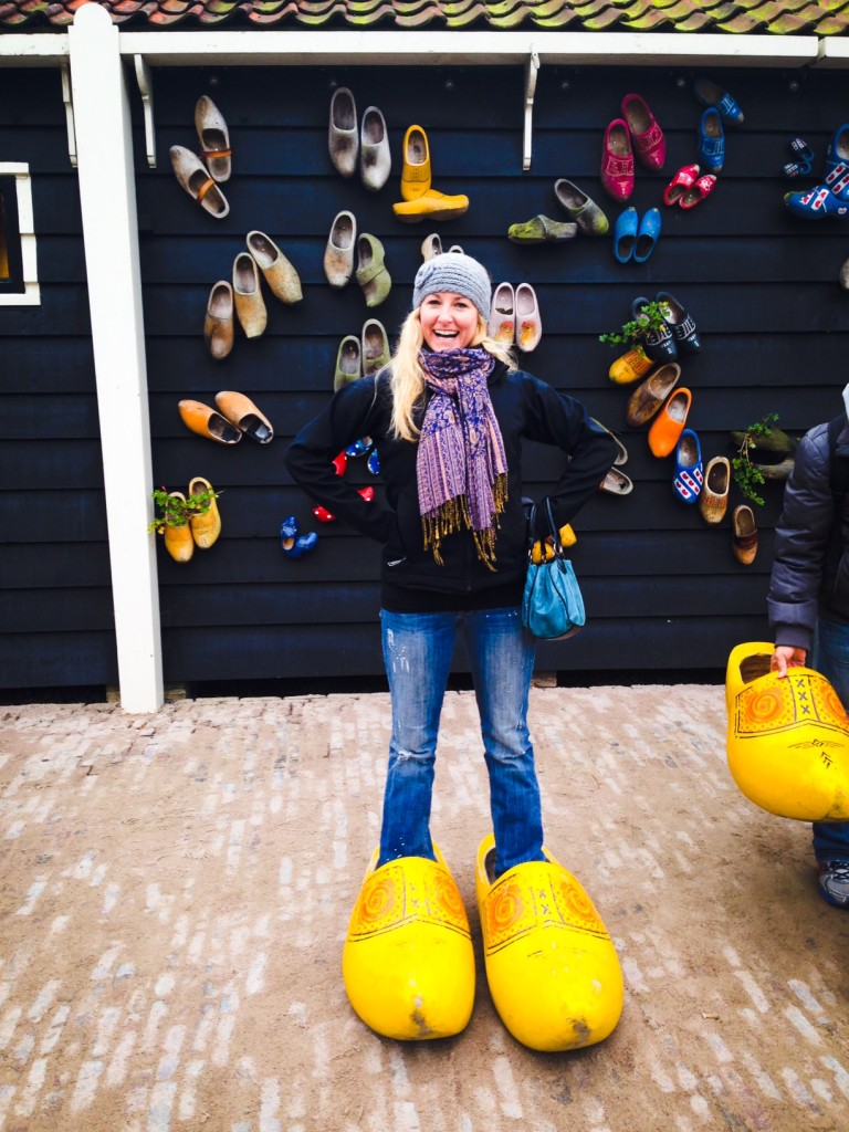 Holland day with Ido and Mariska! They made sure I tried on the wooden shoes. I mean, a clear fashion yes.