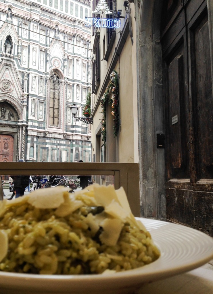 I call this..... View from my pesto. #risotto!!!