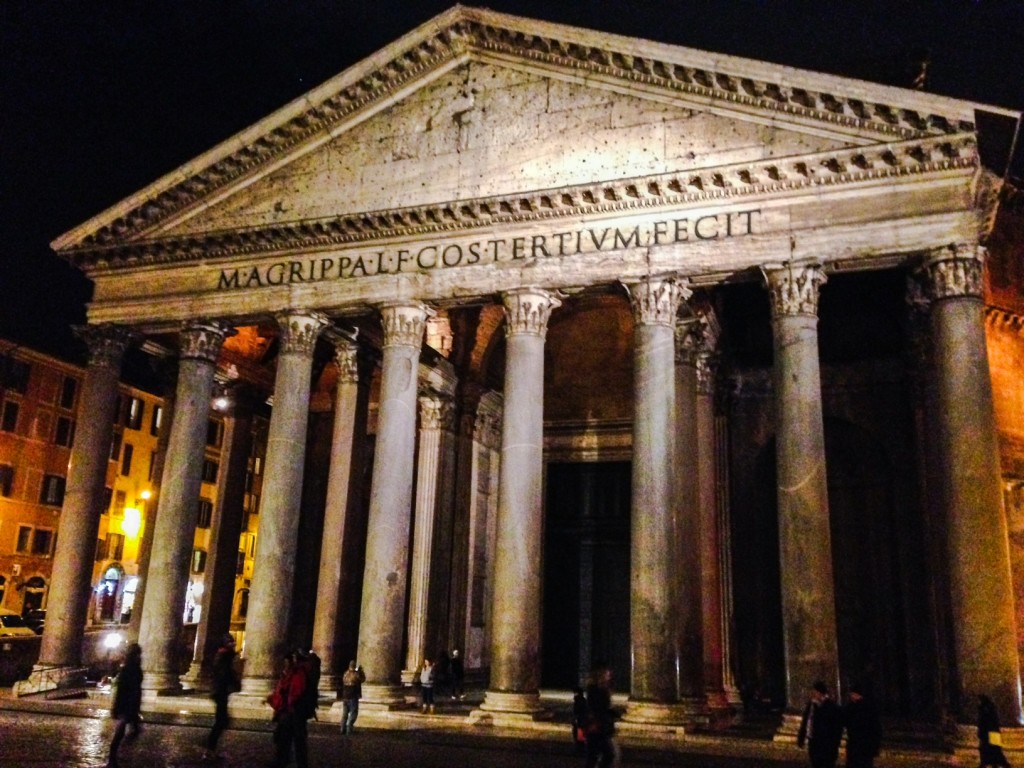 Yeah, this was the first thing we saw. #Pantheon #oldstuffiscool #history