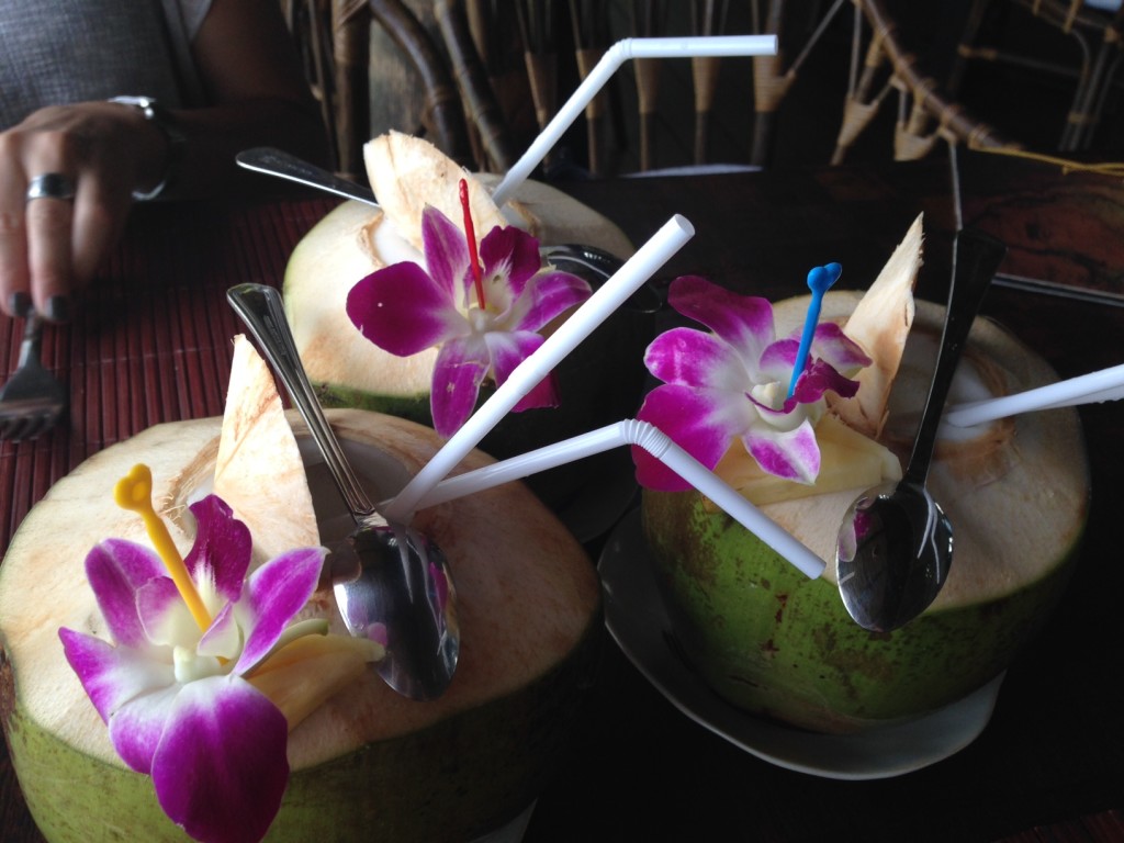 When in the Thai islands, you must drink from a coconut. 