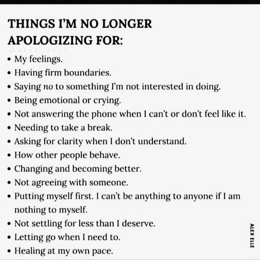 Things I’m no longer apologizing for… | Melanie Curtis